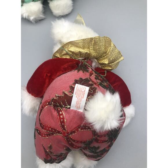 PBC International Rare Multicolor Bear Plushy Ornament Plush Holiday’s Themed 9" - Picture 12 of 16